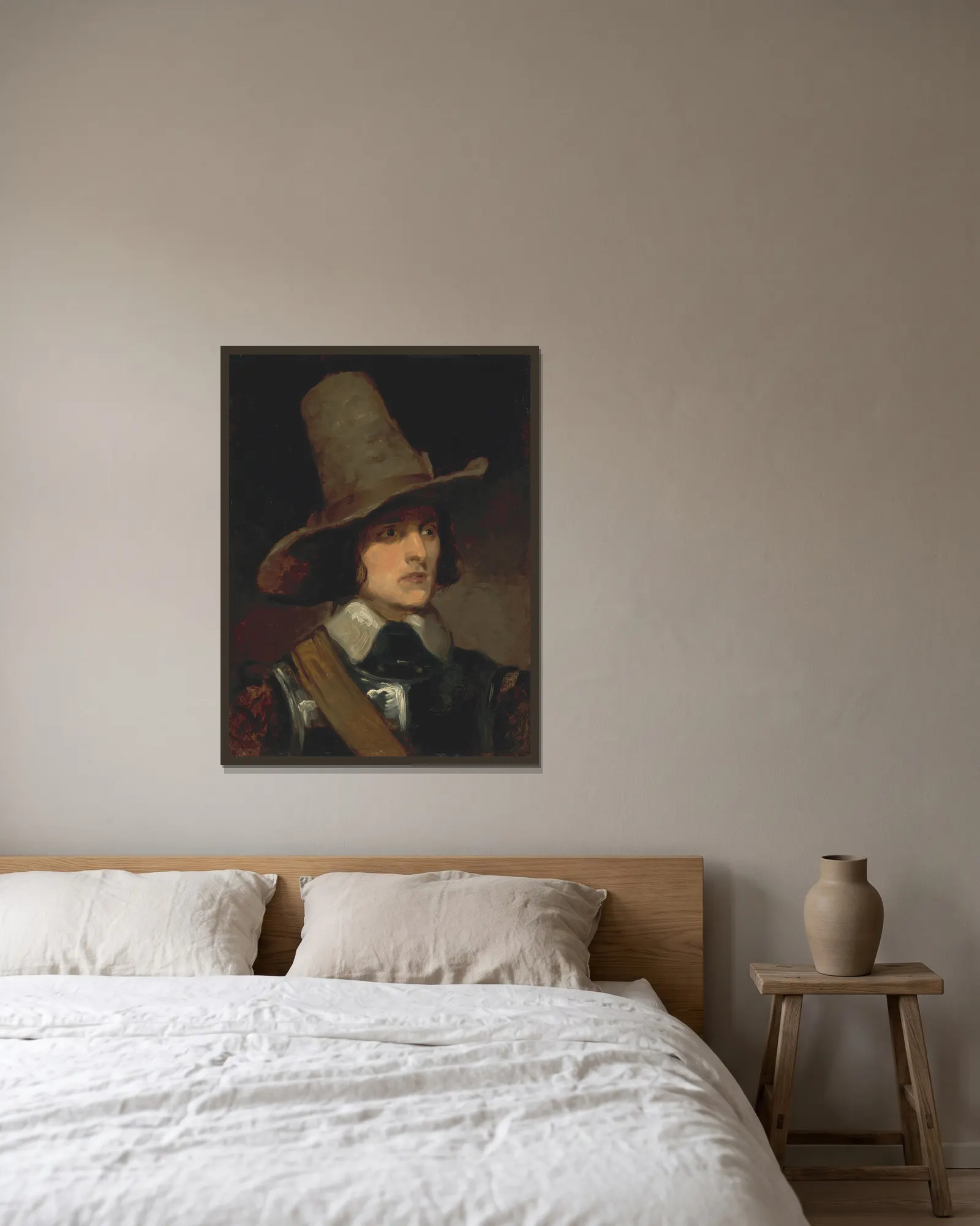 Augustus Egg av Richard Dadd inramad på en vägg