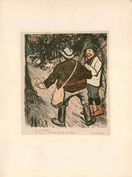Oh! Un cul-blanc ! av Abel Faivre