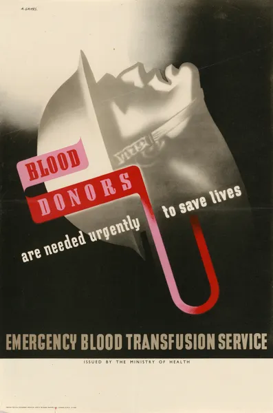 Blood Donors are Needed Urgently to Save Lives av Abram Games