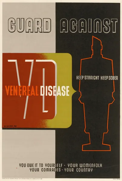Guard Against Venereal Disease av Abram Games