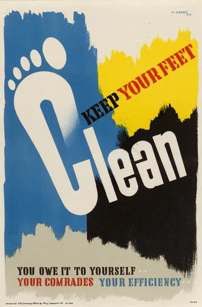 Keep Your Feet Clean av Abram Games