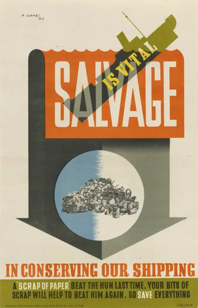 Salvage is Vital in Conserving out Shipping av Abram Games