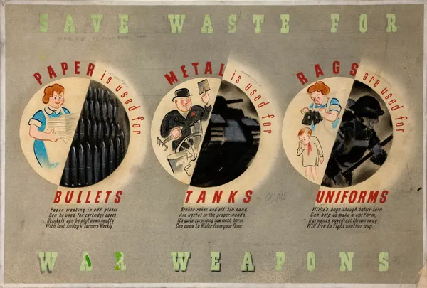 Save waste for war weapons av Abram Games