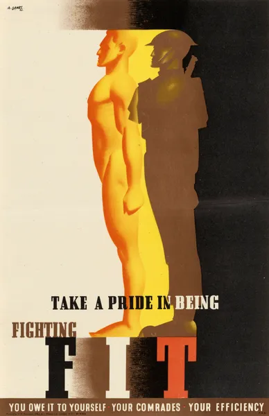 Take a Pride in Being Fighting Fit av Abram Games