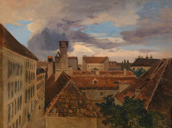 Blick in die Beatrixgasse in Wien av Adalbert Stifter