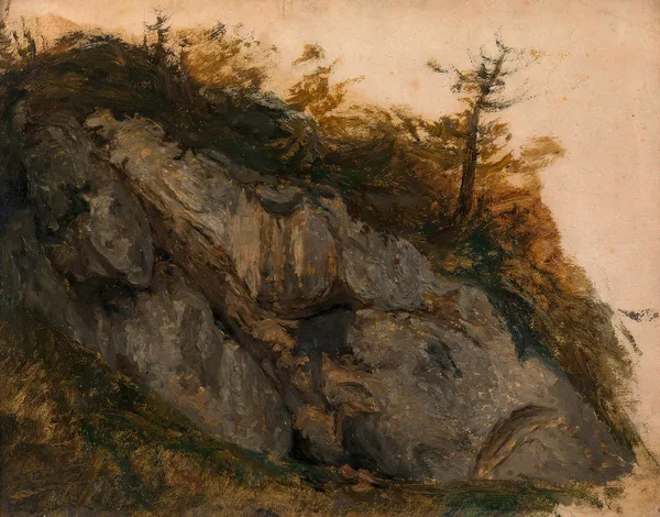 Felsstudie (aus dem Höllental) av Adalbert Stifter
