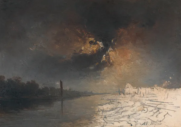 Mondlandschaft av Adalbert Stifter