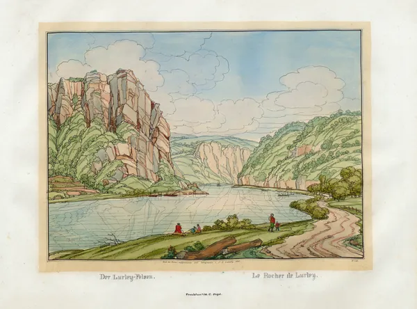 Le Rocher de Lurley av Johann Adolf Lasinsky