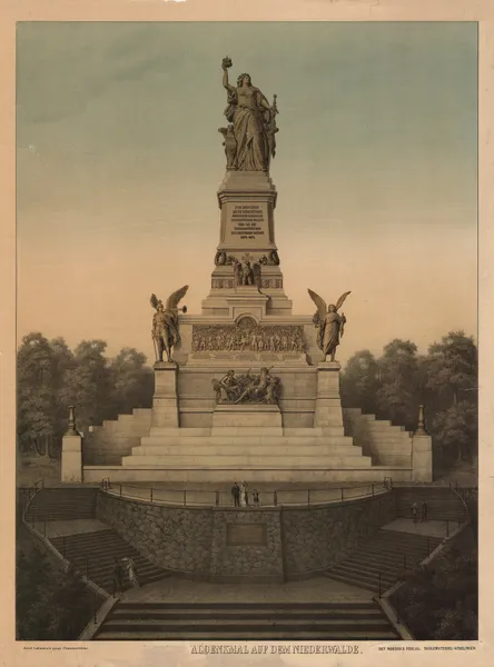 Das Nationaldenkmal auf dem Niederwalde av Adolf Lehmann
