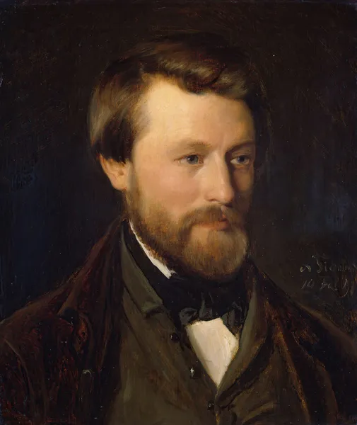Portrait of Emil Tidemand, the Artist’s Brother av Adolph Tidemand