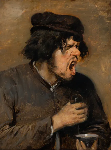 The Bitter Potion av Adriaen Brouwer