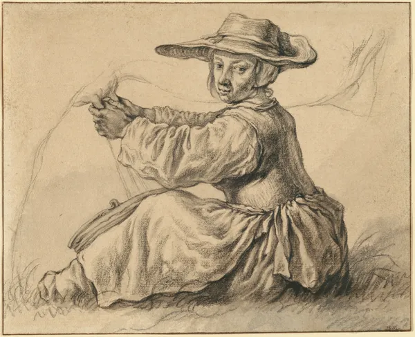 A Milkmaid av Aelbert Cuyp