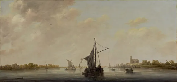 A View of the Maas at Dordrecht av Aelbert Cuyp