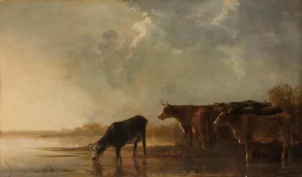 River Landscape with Cows av Aelbert Cuyp