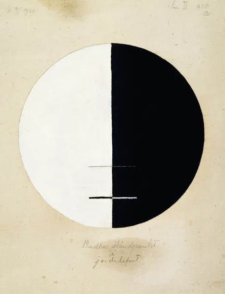 Buddhas Standpoint in the Earthly Life No. 3 av Hilma af Klint
