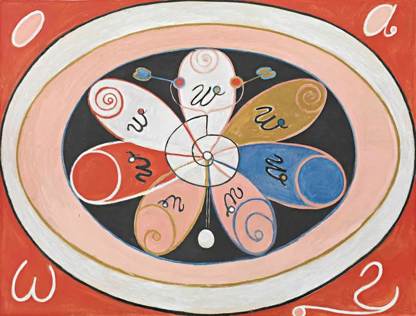 Evolution, No. 15, Group IV, The Seven-pointed Stars av Hilma af Klint
