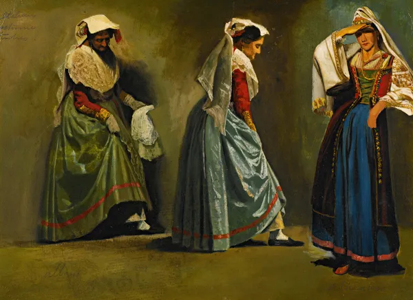 Italian Costume Studies av Albert Bierstadt
