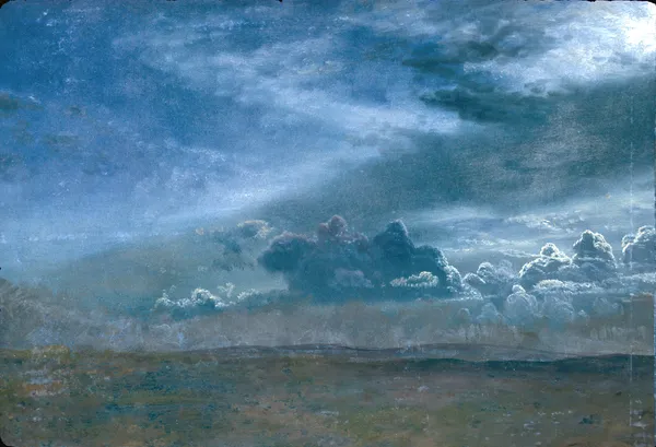 Landscape With Stormy Clouds (19th century) av Albert Bierstadt