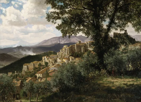 Olevano av Albert Bierstadt
