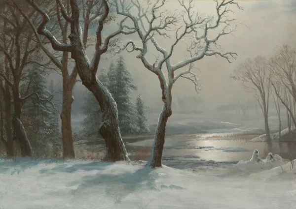 Winter In Yosemite av Albert Bierstadt