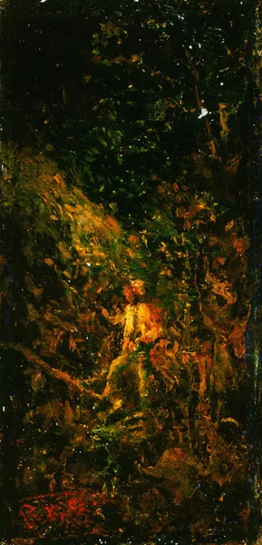 Figure in a Landscape av Ralph Albert Blakelock