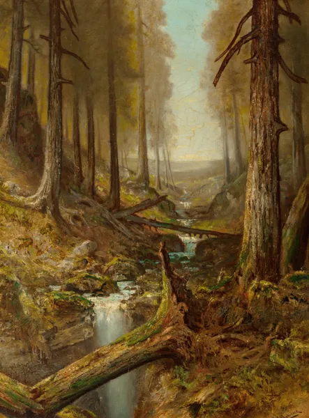 Forest Interior av Ralph Albert Blakelock