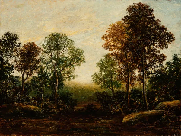 Landscape with Trees av Ralph Albert Blakelock