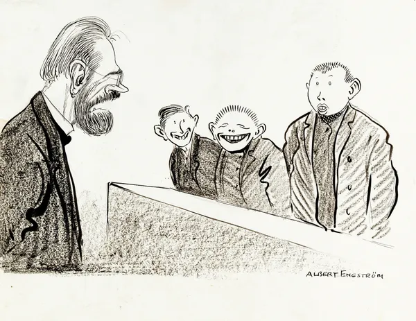 At Elementary School av Albert Engström