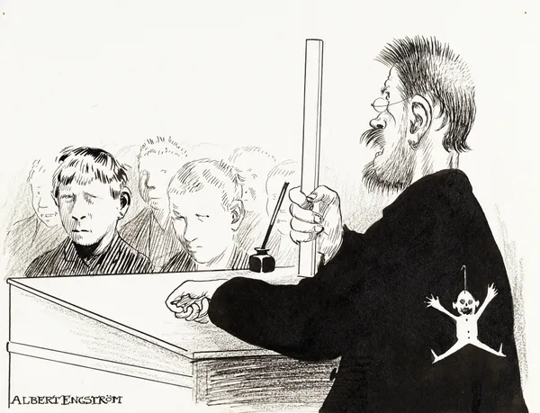 Elementary School Teacher in Askersund av Albert Engström
