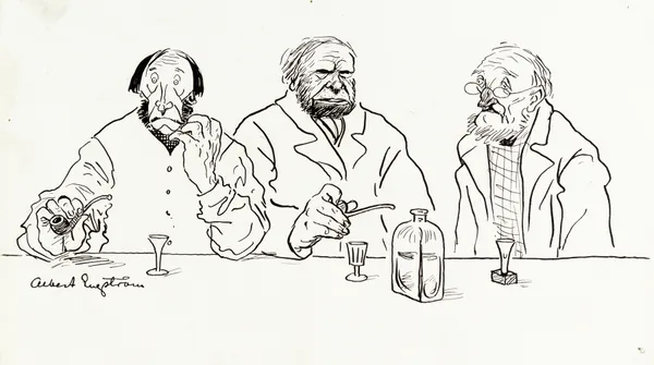 Farmers in Längshult av Albert Engström