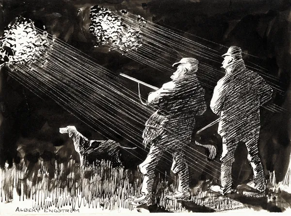 Hunting Life av Albert Engström