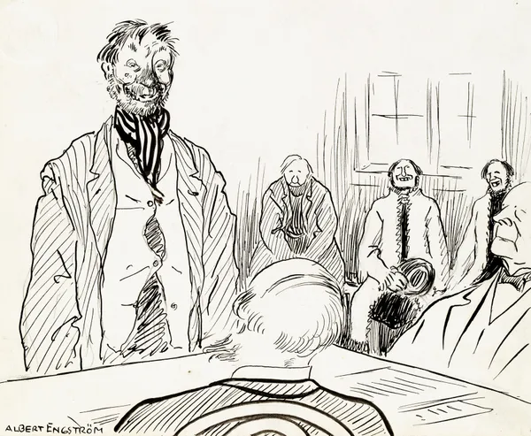 Justice Arvidson av Albert Engström