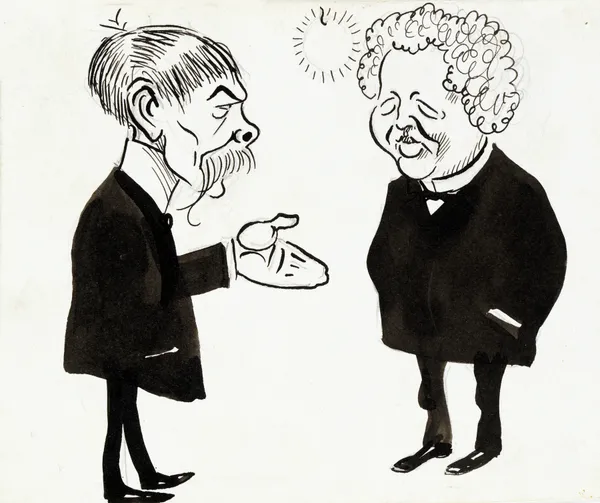 P.P Waldenström av Albert Engström