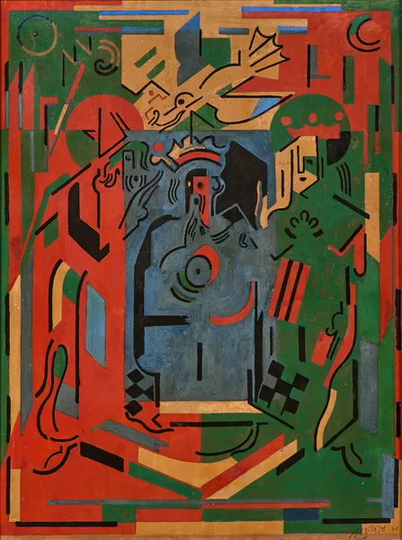 Au Palais av Albert Gleizes