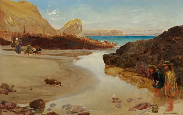 Kynance Cove, Cornwall av Albert Goodwin