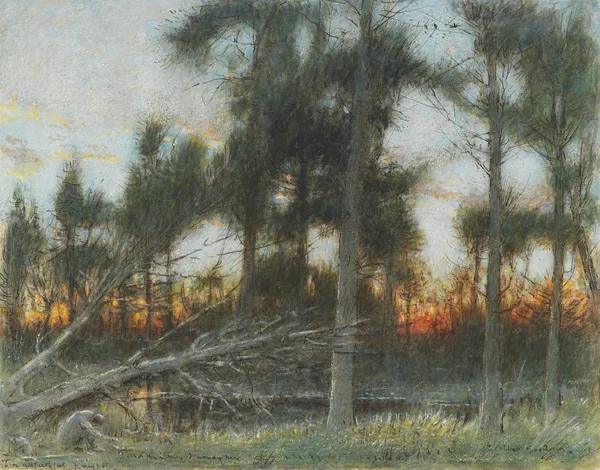The unfaithful knight av Albert Goodwin
