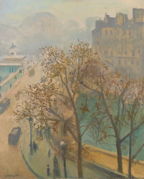 Le Pont-Neuf, Brume D’automne av Albert Marquet