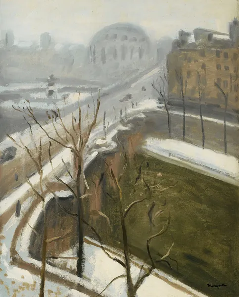 Paris, Pont Neuf, Fin De La Neige av Albert Marquet