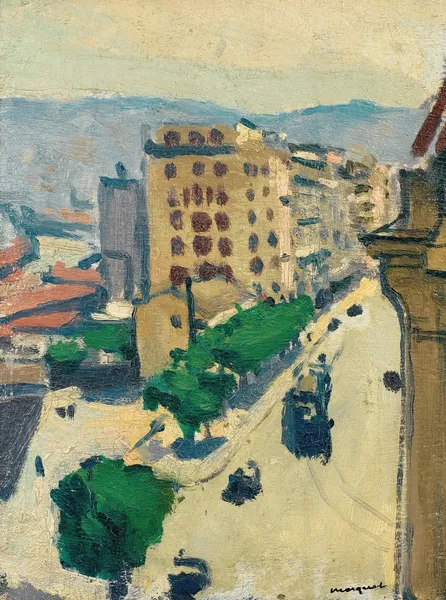 Rue À Alger av Albert Marquet