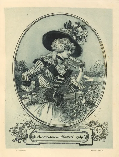 Almanach des muses av Albert Robida