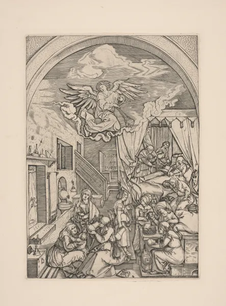 The Birth of the Virgin av Albrecht Dürer