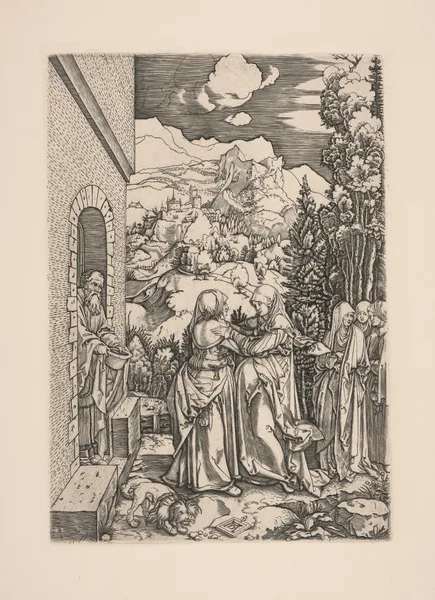The Visitation av Albrecht Dürer