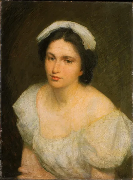 An Alsatian Girl av Julian Alden Weir
