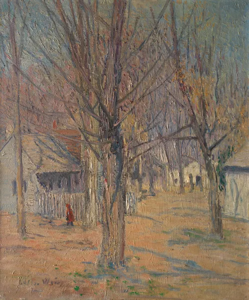 Connecticut Village (Going to School) av Julian Alden Weir