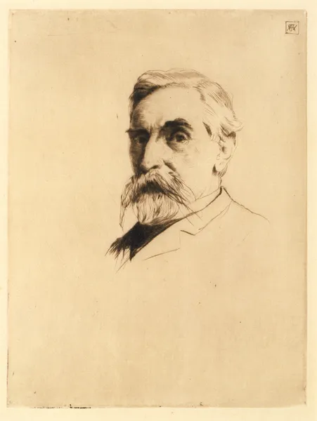 Portrait of Robert Weir av Julian Alden Weir