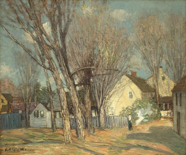 Windham Village av Julian Alden Weir
