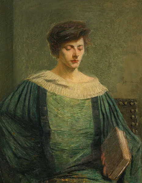 Woman Reading av Julian Alden Weir