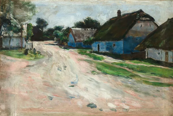Road at Bronowice av Aleksander Gierymski