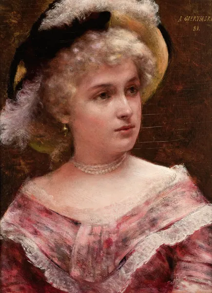 Rococo Lady av Aleksander Gierymski