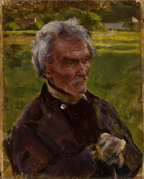 Study of an old man av Aleksander Gierymski